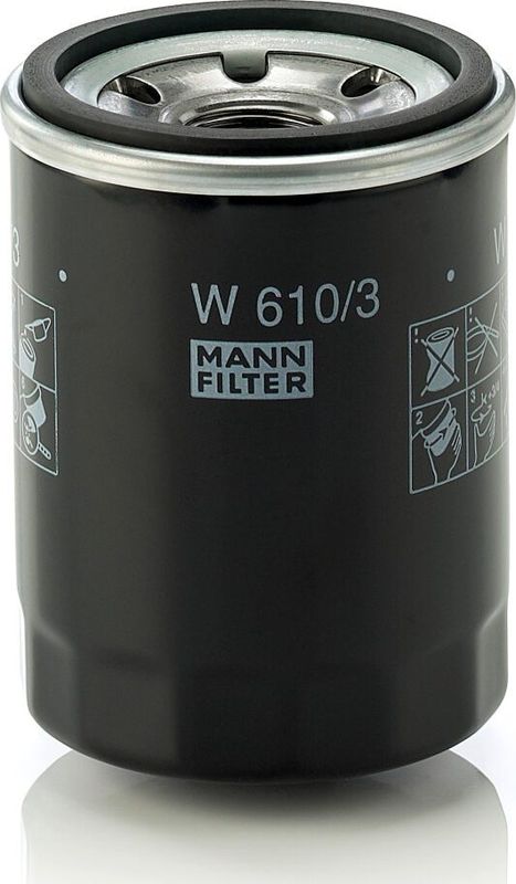 Масляный фильтр Mann-Filter для ТагАЗ Aquila I 2013-2014. Артикул W 610/3