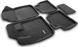 Коврики Euromat 3D EVA для салона Geely Tugella 2020-2025. Артикул EM3DEVA-001408