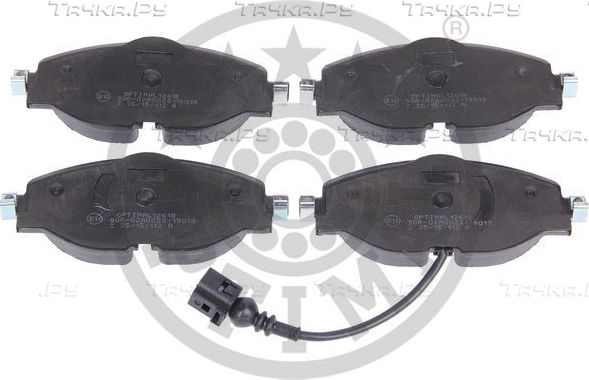 Тормозные колодки Optimal для SEAT Tarraco I 2018-2026. Артикул BP-12618