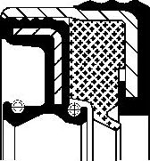 Сальник Corteco (NBR (бутадиен-нитрильный каучук)). Артикул 12014977B