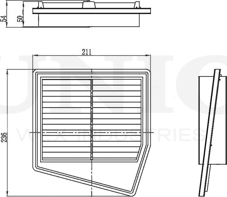 Фильтр воздушный (Unio). Артикул FLT-10192