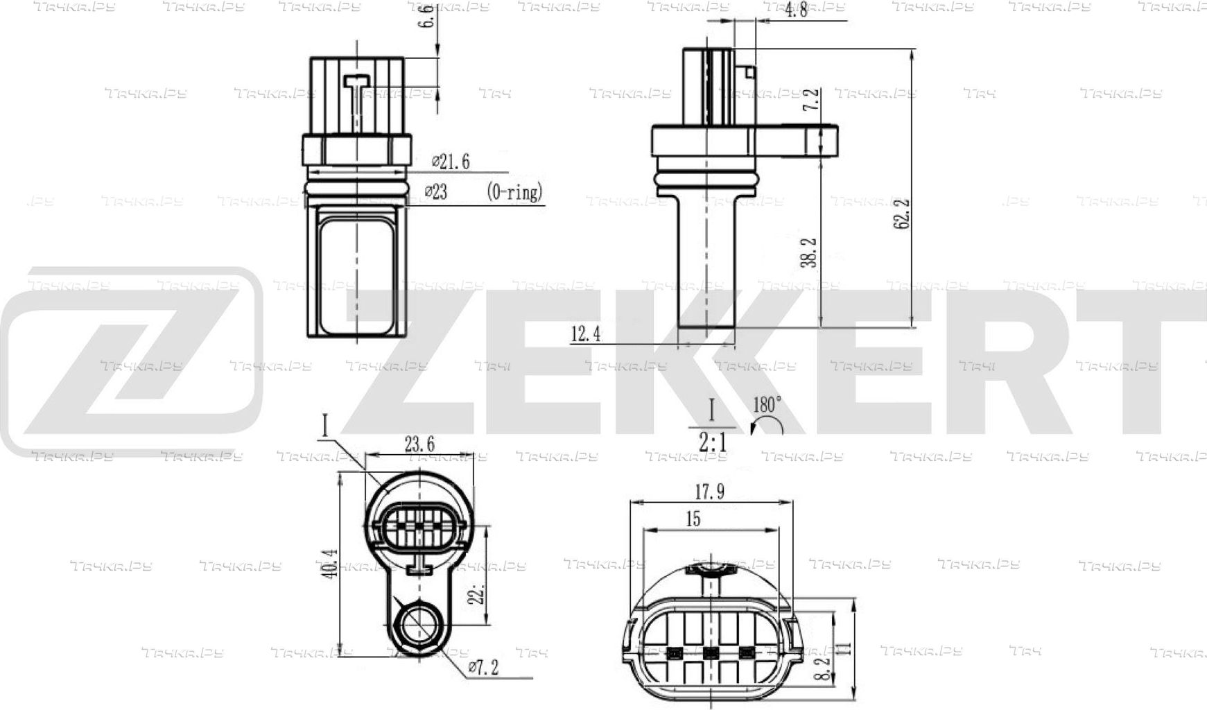 Датчик положения коленвала Zekkert. Артикул SE-4123