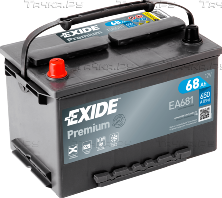 Аккумулятор Exide Premium *** для Pontiac Trans Sport I 1989-1997. Артикул EA681