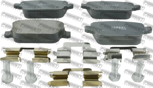 Тормозные колодки Febest задние для Volvo XC70 II 2008-2016. Артикул 2101-CA2R