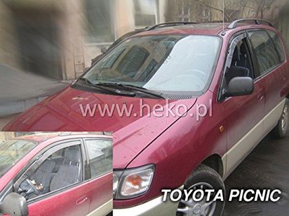 Дефлекторы Heko для окон (передняя пара) Toyota Picnic 1996-2001. Артикул 29385