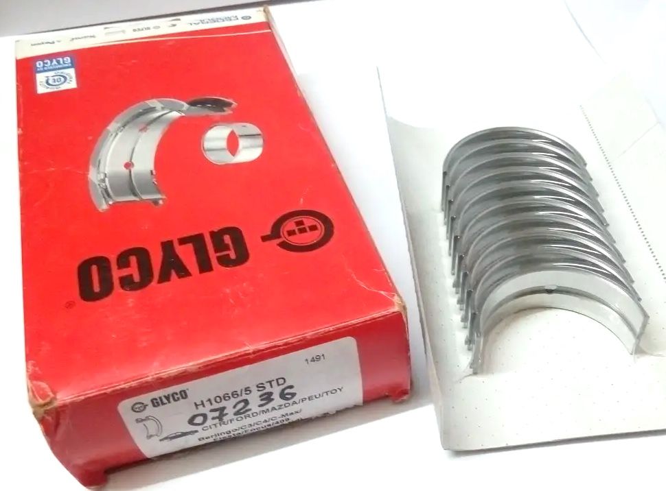 Вкладыши коренные Glyco. Артикул H1066/5 STD