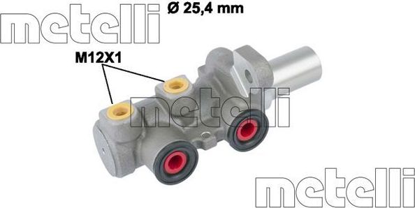 Тормозной цилиндр главный Metelli (алюминий) для Nissan Murano Z51 2008-2014. Артикул 05-0828