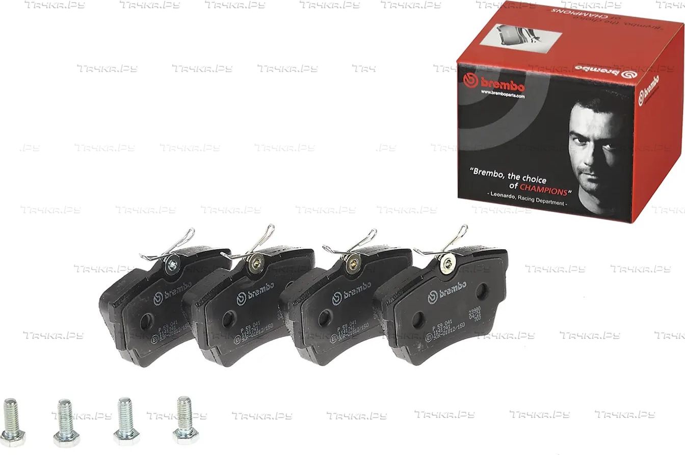 Тормозные колодки Brembo задние для Opel Vivaro B 2014-2018. Артикул P 59 041