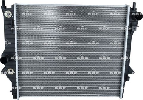 Радиатор охлаждения двигателя NRF (алюминий). Артикул 53805