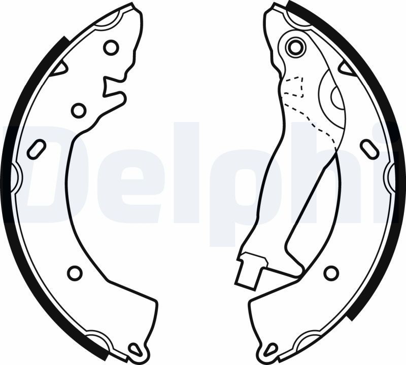Тормозные колодки Delphi. Артикул LS1966