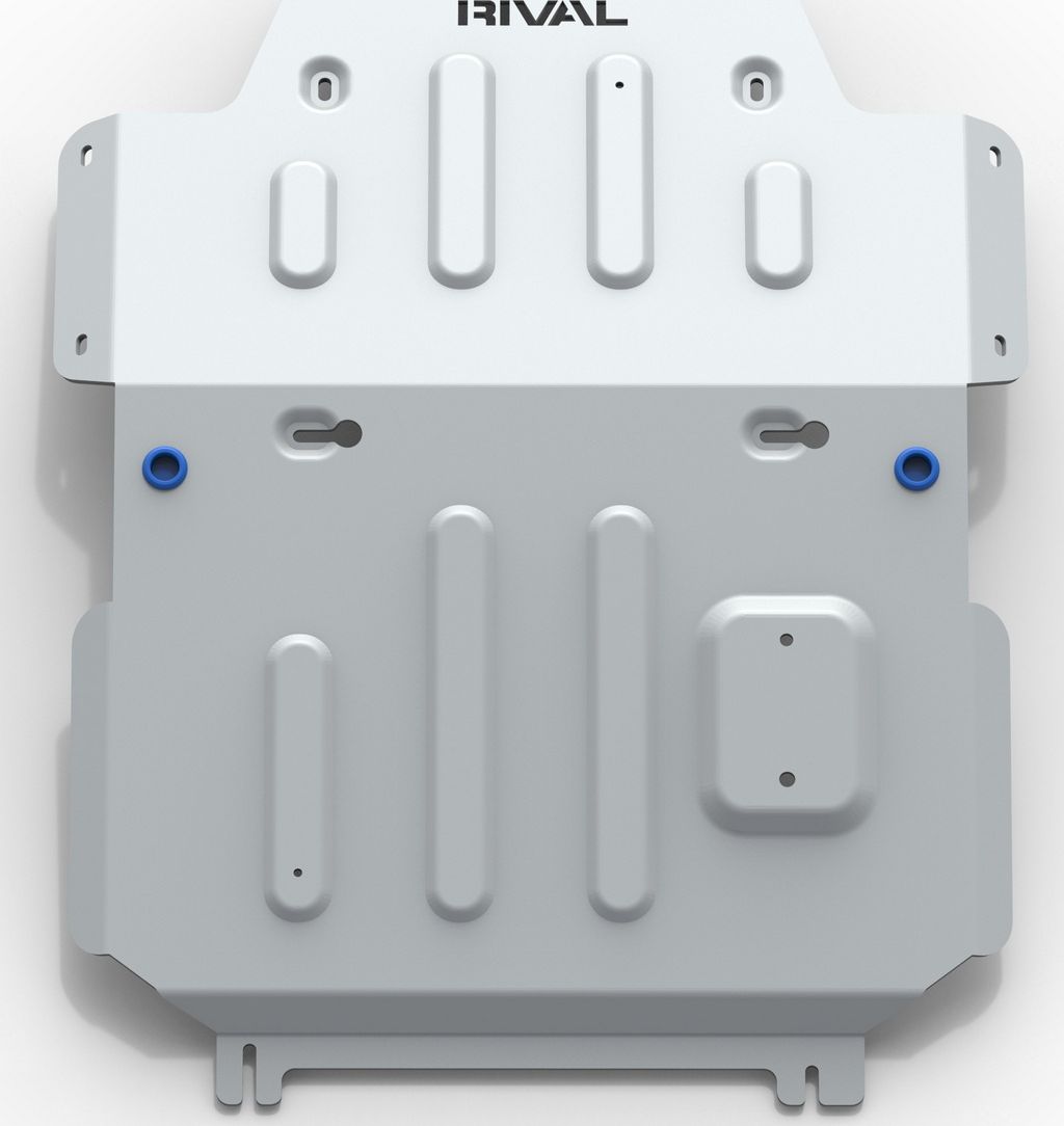 Защита алюминиевая Rival для картера Toyota Land Cruiser 300 2021-2026. Артикул 2333.9551.1.6