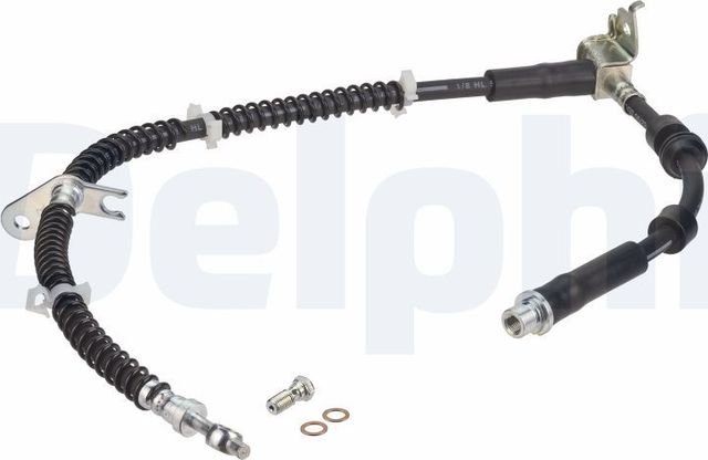 Тормозной шланг Delphi передний правый для Land Rover Discovery IV 2009-2016. Артикул LH7571
