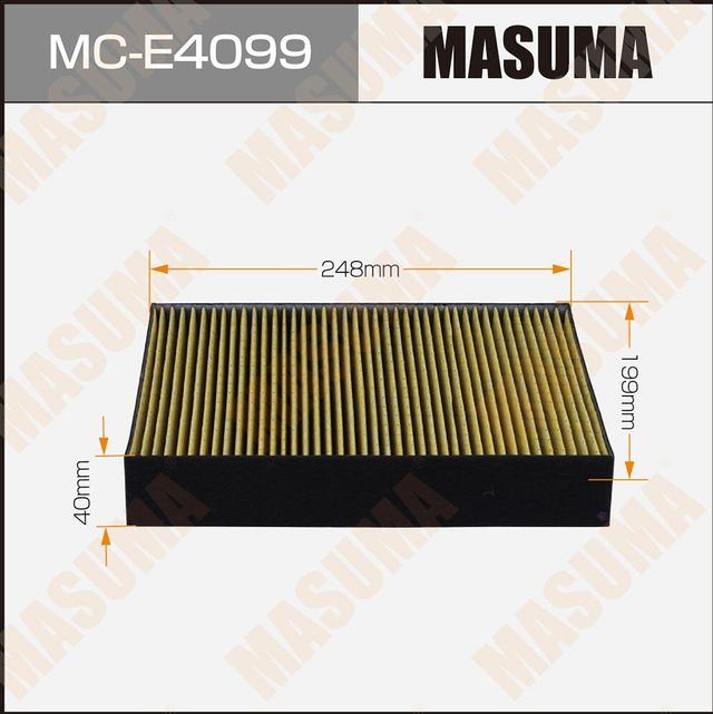 Салонный фильтр Masuma. Артикул MC-E4099