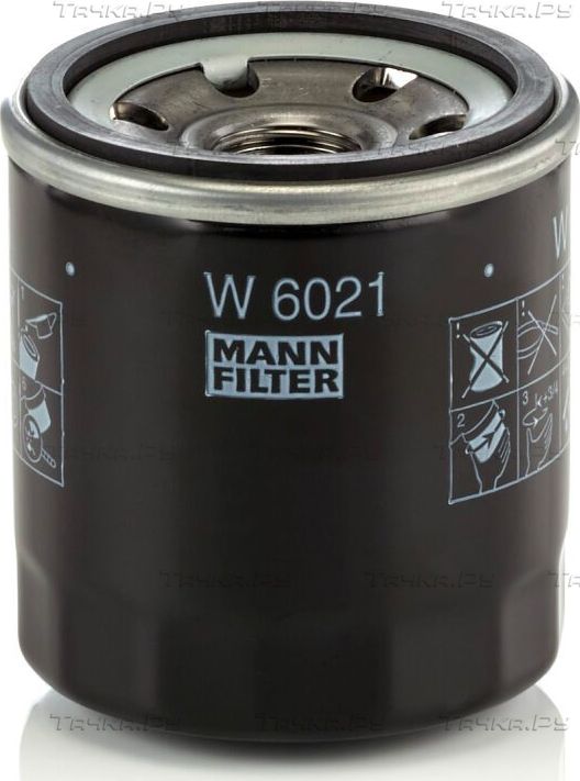 Масляный фильтр Mann-Filter для Ravon Nexia R3 2015-2026. Артикул W 6021