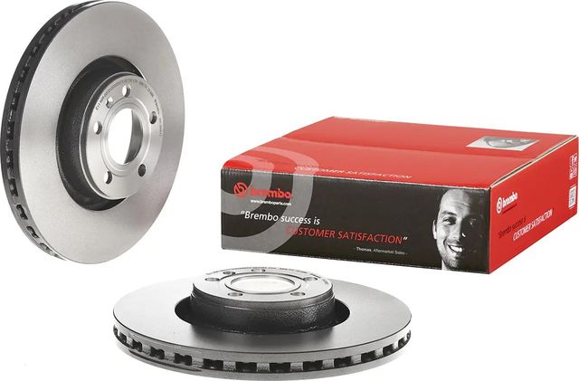 Тормозной диск Brembo UV Coated передний для Audi A8 II (D3) 2002-2010. Артикул 09.C895.11
