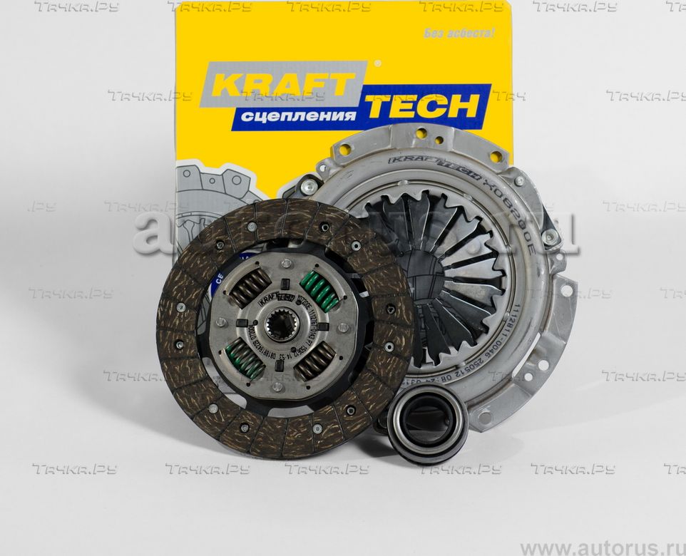 Сцепление (комплект) KraftTech 3P Kit для Hyundai Elantra III (XD) 2000-2006. Артикул W19200D