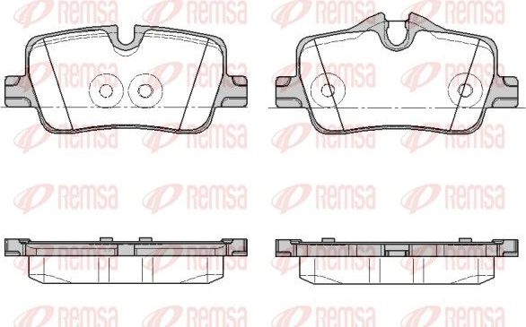 Тормозные колодки Remsa. Артикул 1873.00