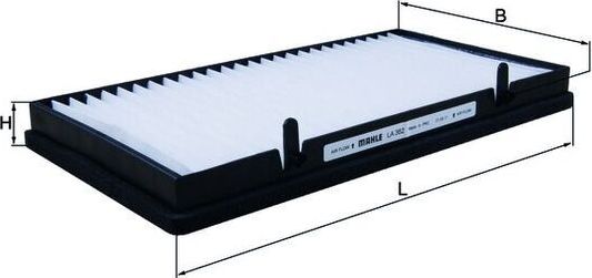 Салонный фильтр Mahle-Knecht для Opel Movano II 1998-2010. Артикул LA 382