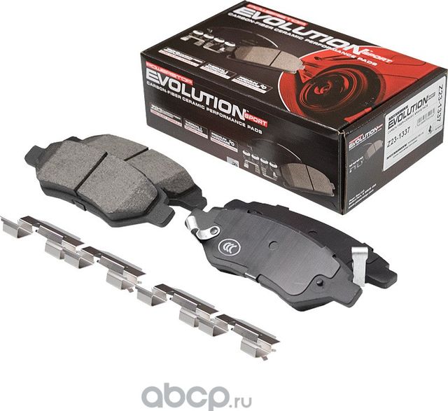 Задние керамические колодки Evolution Sport Z23 PowerStop 23-1337. Артикул 231337