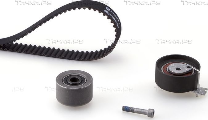 Ремень ГРМ с роликами (комплект) Gates PowerGrip® для Citroen Xsara 2000-2005. Артикул K015581XS