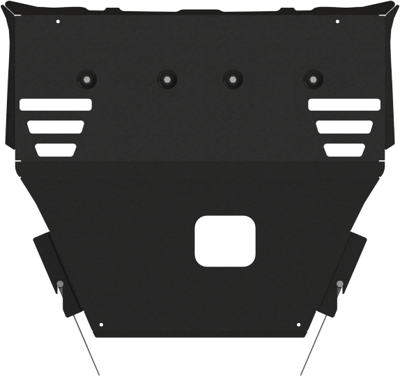 Защита Шериф (2 мм) для картера и КПП Hyundai Tucson IV 4WD 2021-2026. Артикул 10.4916