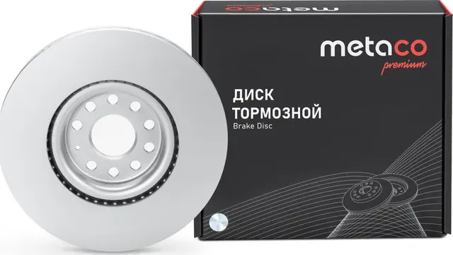Диск тормозной передний вентилируемый VW Teramont 2017> (Metaco). Артикул 3050-603