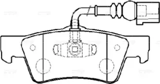 / CKVW-90 GK1317 Колодки тормозные дисковые | зад | (CTR). Артикул GK1317