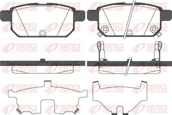 Тормозные колодки Remsa. Артикул 1471.02