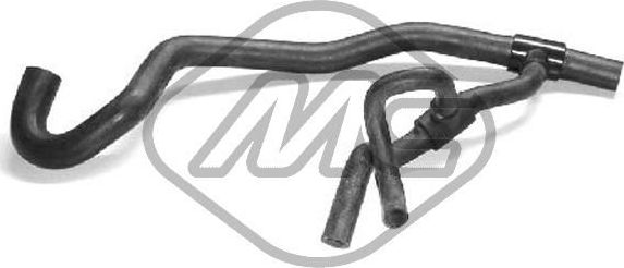 Патрубок радиатора (системы охлаждения) Metalcaucho нижний для Renault Laguna I 1993-2001. Артикул 08741