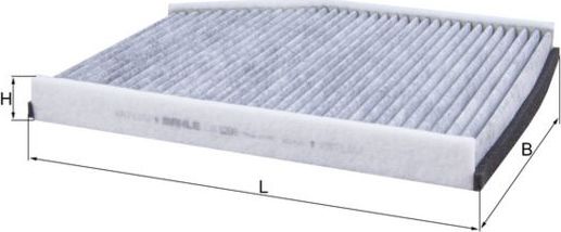 Салонный фильтр Mahle. Артикул LAK 1288