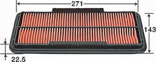 Воздушный фильтр JS Asakashi для Honda Insight I 2000-2006. Артикул A876J