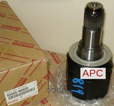 Шрус внутренний (граната) Toyota. Артикул 4340360020