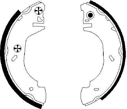 Тормозные колодки Bosch задние для Ford Transit IV 1991-1994. Артикул 0 986 487 524