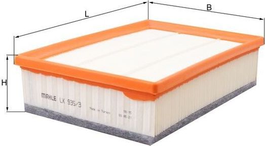 Воздушный фильтр Mahle. Артикул LX 935/3