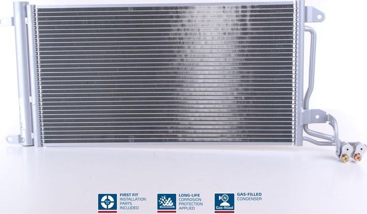 Радиатор кондиционера (конденсатор) Nissens (алюминий). Артикул 940093
