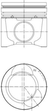 Поршневая группа Kolbenschmidt для Renault Premium I 1996-2006. Артикул 40074960