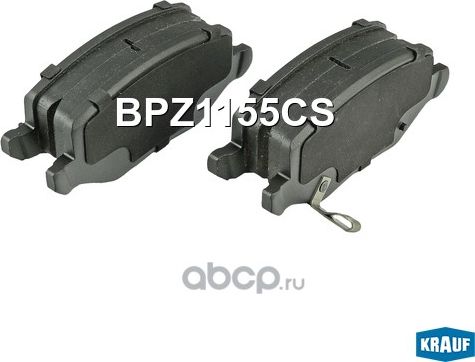 Колодки тормозные дисковые Krauf. Артикул BPZ1155CS