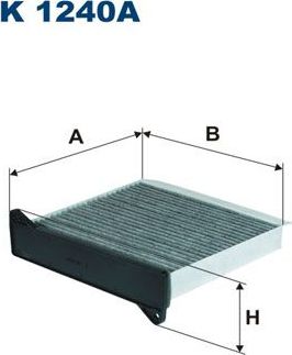 Салонный фильтр Filtron. Артикул K 1240A