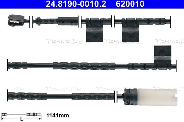 Датчик износа тормозных колодок  ATE. Артикул 24.8190-0010.2
