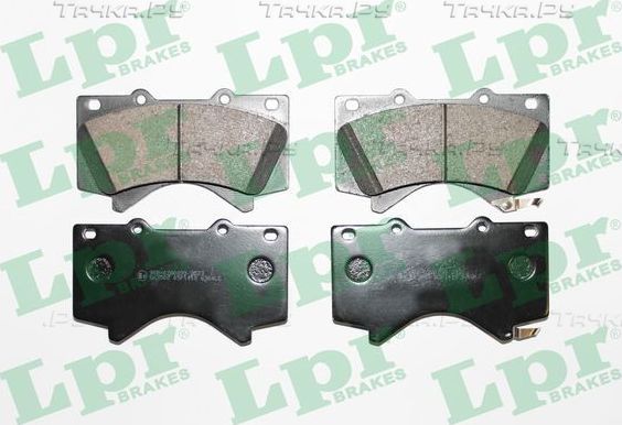 Тормозные колодки LPR передние для Toyota Sequoia II 2007-2026. Артикул 05P1418