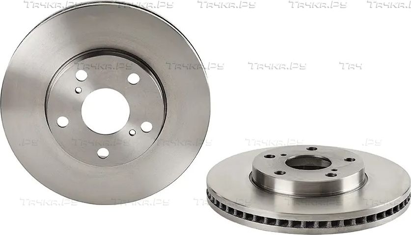 Тормозной диск Brembo PRIME LINE передний для Lexus ES I 1991-1997. Артикул 09.A386.10