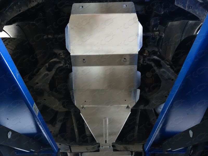 Защита алюминиевая ТСС (4 мм) для КПП Haval H5 2020-2026. Артикул ZKTCC00088