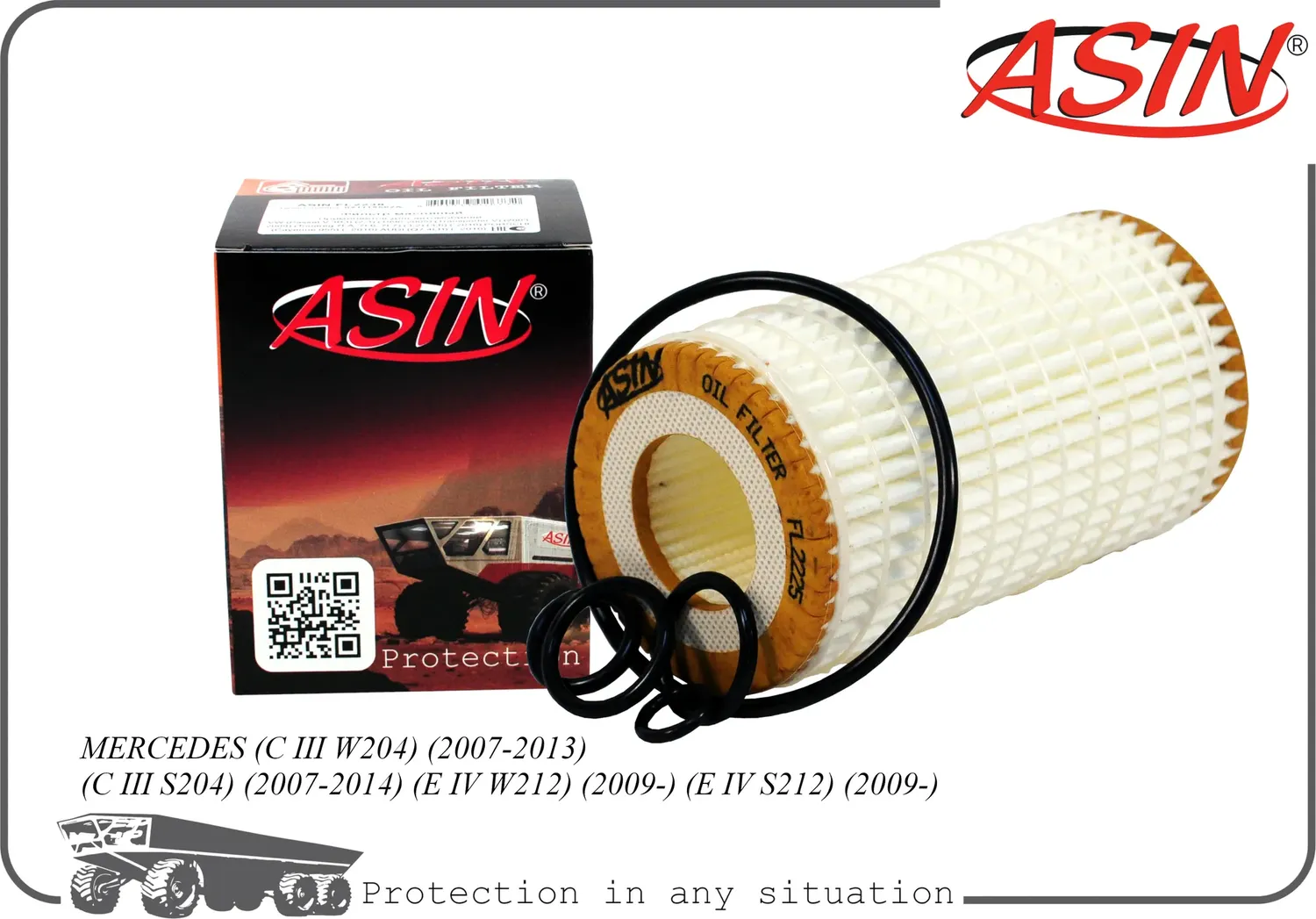 Фильтр масляный (Asin). Артикул ASINFL2225