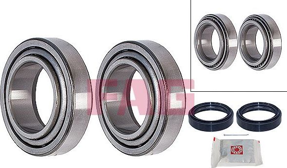 Ступичный подшипник (комплект) Fag передний для Hyundai Lantra I 1990-1995. Артикул 713 6191 30