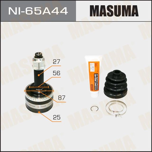 Шрус наружный (граната) Masuma передний для Nissan Almera Tino I 2000-2003. Артикул NI-65A44