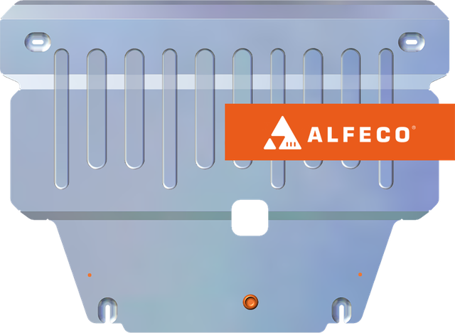 Защита алюминиевая Alfeco для картера и КПП Changan CS35 Plus 2018-2026. Артикул ALF.57.07al