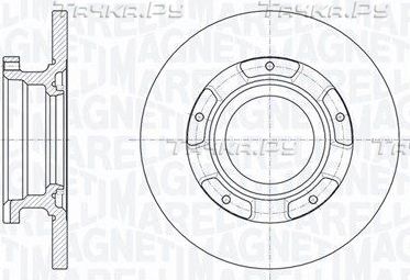 Тормозной диск Magneti Marelli. Артикул 361302040655