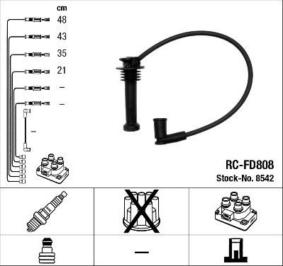 Высоковольтные провода для FORD FOCUS (C-MAX, I, II, III, IV)