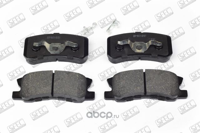 Колодки тормозные дисковые (Autosfec). Артикул BP901691