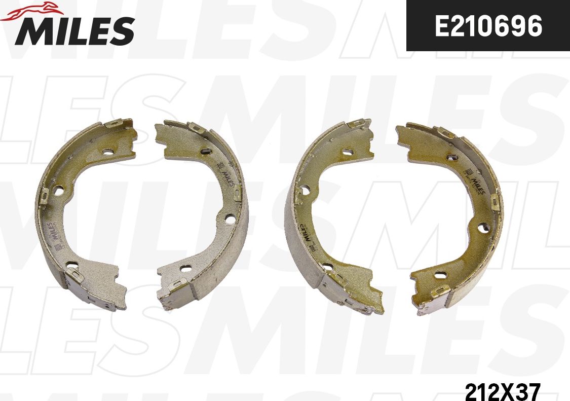 Тормозные колодки (стояночная тормозная система) Miles. Артикул E210696